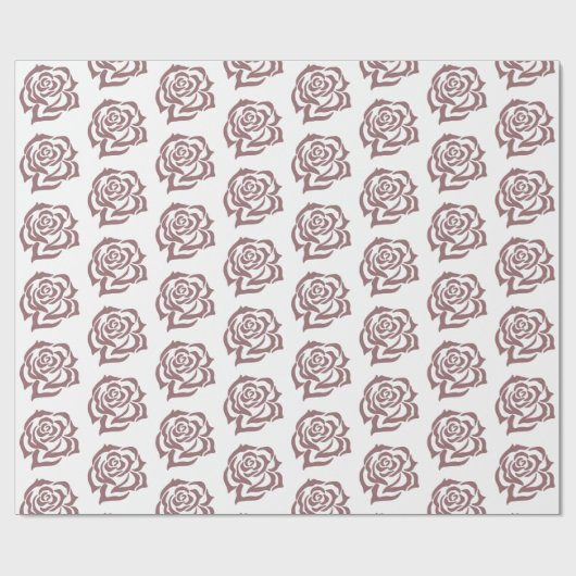 Roze Tribal Rozen Cadeaupapier (Vlak)