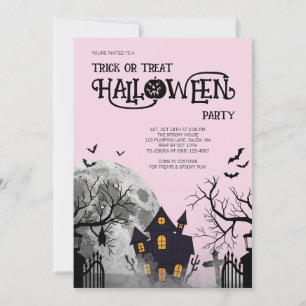 Roze Trick or Treat Kinderen Halloween Kostuum Fee Kaart