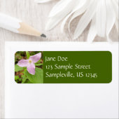 Roze Trillium Bloem Etiket (Insitu)