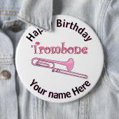 Roze trombone Button (In situ)