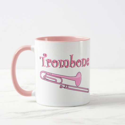 Roze trombone mok (Links)