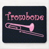 Roze trombone muismat (Voorkant)