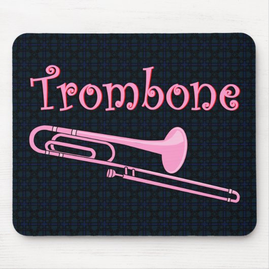 Roze trombone muismat (Voorkant)