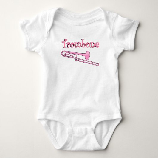 Roze trombone romper (Voorkant)