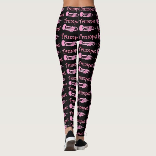 Roze Trompet Leggings (Achterkant)