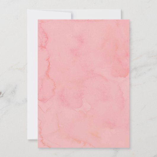 Roze Tropisch Bloemen Ananas Vrijgezellenfeest Kaart (Achterkant)