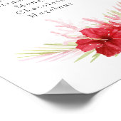 Roze Tropisch Zee Shell Vrijgezellenfeest Download Poster (Hoek)