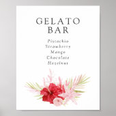 Roze Tropisch Zee Shell Vrijgezellenfeest Download Poster (Voorkant)