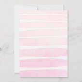 Roze tropische Aloha twee dagen uitnodiging (Achterkant)