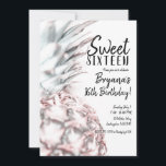 Roze Tropische Ananas Zoete 16 Verjaardagsfeestje Kaart<br><div class="desc">Aanpassen voor elke gelegenheid.</div>