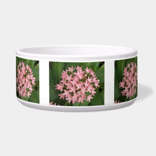 roze tropische bloemen Dog Bowl Voerbakje