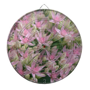 roze tropische druppelbord dartbord