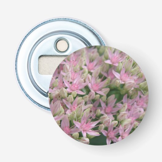  roze Tropische druppelflesopening Button Flesopener (Voorkant)