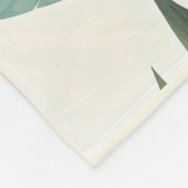 Roze tropische flamingo fleece deken (Hoek)