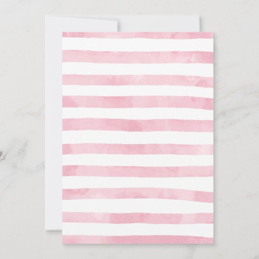 Roze Tropische Flamingo Laten we Flamingle 1e Verj Kaart (Achterkant)