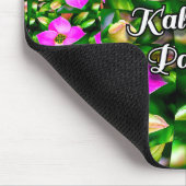 Roze Tropische Flowers Patroon Muismat (Hoek)