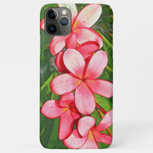 Roze Tropische Frangipani Kunst Case-Mate iPhone Case