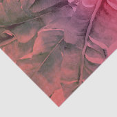 Roze tropische glitter Pineapple Luau Party Tissuepapier (Detail)