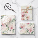 Roze Tropische Orchidee Bloemen Vrijgezellenfeest Inpakpapier Vel<br><div class="desc">Roze Tropische Orchidee Bloemen Wedding Vrijgezellenfeest</div>