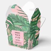 Roze tropische palm Bachelorette Party Hangover Ki Bedankdoosjes (Geopend)