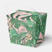 Roze tropische palm Bachelorette Party Hangover Ki Bedankdoosjes (Achterkant)