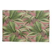 roze tropische palm kussensloop (Achterkant-Links)