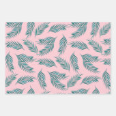 Roze Tropische Pool Party Inpakpapier Vel (Voorkant 3)