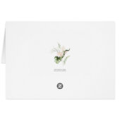 Roze Tropische Tropische Woestering Dank je (Achterkant Horizontaal)