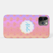 Roze Tropische Zonsondergang Aloha Palm Tree Case-Mate iPhone Case (Achterkant (horizontaal))