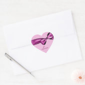 ROZE Trouwboog Damask Heart Sticker (Envelop)