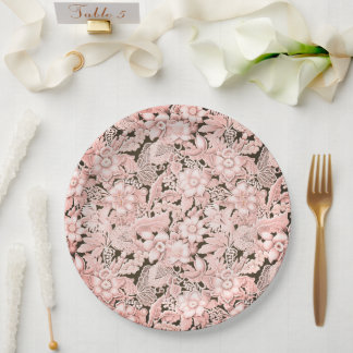  roze trouwkant papieren bordje