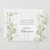 Roze Truck Greenery Love Bedankt Afstuderen (Achterkant)