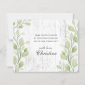 Roze Truck Rustic Afstuderen Hartelijk dank (Achterkant)