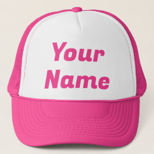 Roze  trucker pet