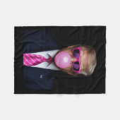 Roze Trump Bubble Gum Shirt 2024 Stem President Fu Fleece Deken (Voorkant (Horizontaal))