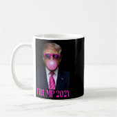 Roze Trumpbubble Gum 2024 Stem President Funny Cut Koffiemok (Links)