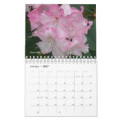 Roze tudenbloemen kalender (Jan 2027)