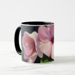 Roze Tuin Bloemen Bloemstuk Kunst Mok