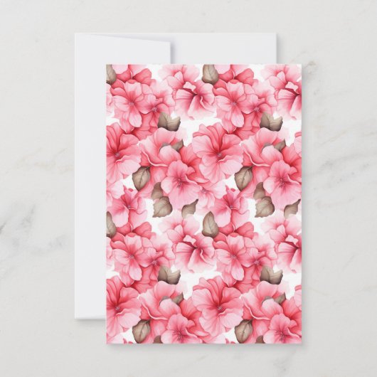 Roze Tuin Bloemenboog Chique 36e Verjaardag Kaart (Achterkant)