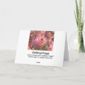 Roze Tuin Kaart (Achterkant)