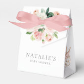 Roze Tuin Meisje Baby shower Favoriet Box Bedankdoosjes (Voorkant Zijde)