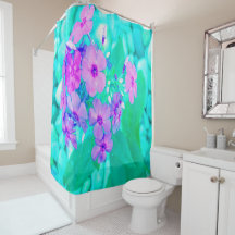  roze tuin Plotselinge lak Bloem op aquamarine