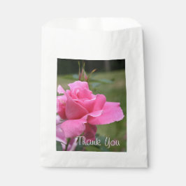 Roze Tuin Roos Bloemen Bedankzakje