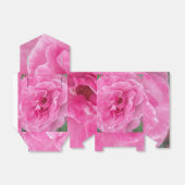 Roze Tuin Roos Lint Bedankdoosjes (Uitgevouwen)