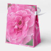 Roze Tuin Roos Lint Bedankdoosjes (Achterkant)