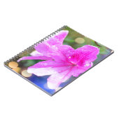  roze tuinbloemen. Floral botanische foto Notitieboek (Linkerzijde)