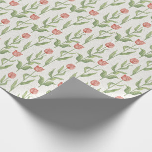 roze tuinbouwpatroon cadeaupapier