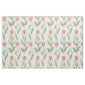 roze tuinbouwpatroon stof (Yard (91,4 cm))