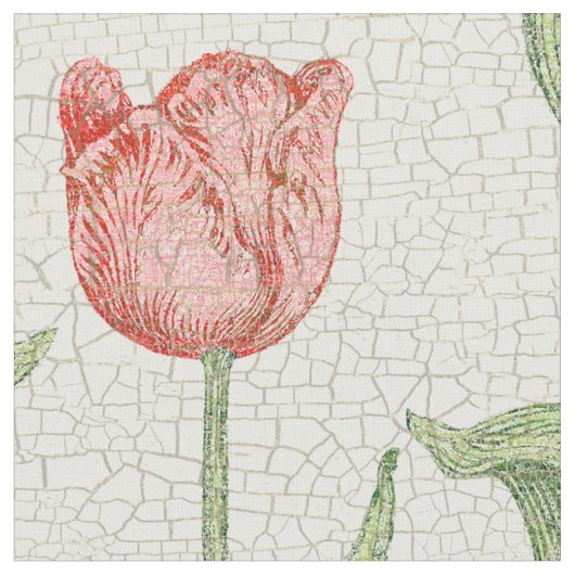 roze tuinbouwpatroon stof (Close Up)