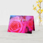 Roze tuinfoto Roos Kaart (Gele Bloem)